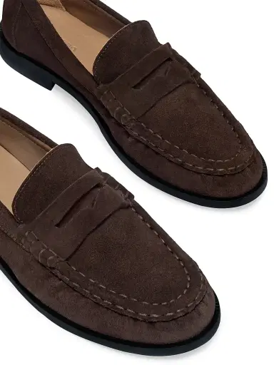 Bernardo Women's Tilda Penny Loafers - Dark Chocolate - Size 9 | Thumbnail 5 Bernardo Women's Tilda Penny Loafers - Dark Chocolate - Size 9 | Thumbnail 5
