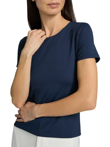 Kobi Halperin Women's Rhianna Matte Jersey T-Shirt - Navy - Size XXL | Thumbnail 6