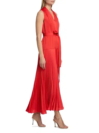 Kobi Halperin Women's Viva Hammered Satin Sleeveless Maxi Dress | Thumbnail 2 Kobi Halperin Women's Viva Hammered Satin Sleeveless Maxi Dress | Thumbnail 2