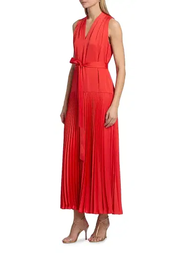 Kobi Halperin Women's Viva Hammered Satin Sleeveless Maxi Dress | Thumbnail 4 Kobi Halperin Women's Viva Hammered Satin Sleeveless Maxi Dress | Thumbnail 4