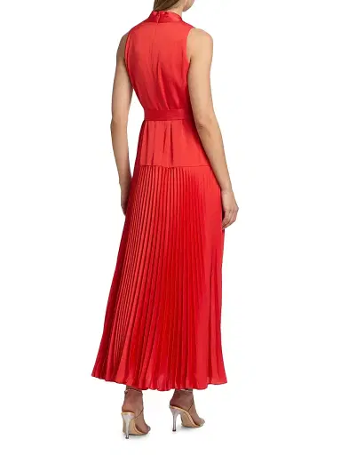 Kobi Halperin Women's Viva Hammered Satin Sleeveless Maxi Dress | Thumbnail 5 Kobi Halperin Women's Viva Hammered Satin Sleeveless Maxi Dress | Thumbnail 5