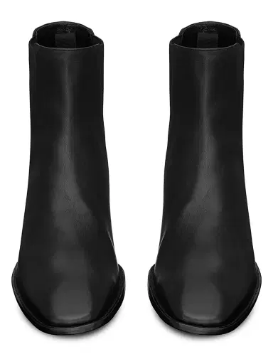 Saint Laurent Men's Stanton Chelsea Boots in Grained Leather - Nero - Size 9.5 | Thumbnail 3 Saint Laurent Men's Stanton Chelsea Boots in Grained Leather - Nero - Size 9.5 | Thumbnail 3