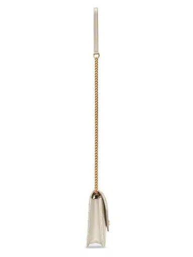 Saint Laurent Women's Cassandre Envelope Chain Wallet in Grain De Poudre Leather | Thumbnail 2 Saint Laurent Women's Cassandre Envelope Chain Wallet in Grain De Poudre Leather | Thumbnail 2