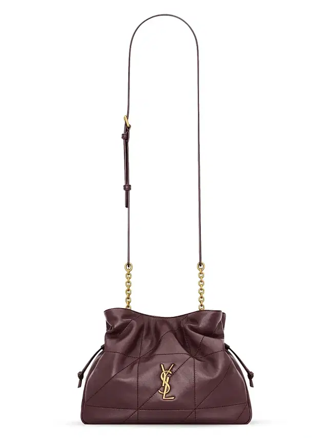 Women's Jamie Shoulder Bag in Lambskin Leather - Rouge Cabernet
