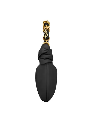 Saint Laurent Women's Amalia Mini Top Handle Bag in Lambskin - Black | Thumbnail 5