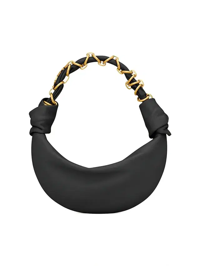 Saint Laurent Women's Amalia Mini Top Handle Bag in Lambskin - Black