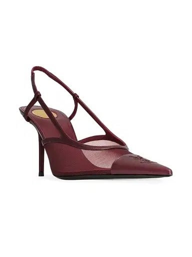 Saint Laurent Women's Renée Slingback Pumps in Mesh | Thumbnail 2 Saint Laurent Women's Renée Slingback Pumps in Mesh | Thumbnail 2