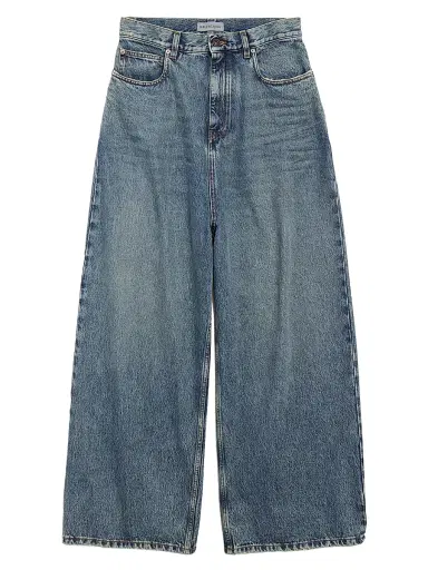 Balenciaga Women's Low Crotch Baggy Jeans | Thumbnail 1 Balenciaga Women's Low Crotch Baggy Jeans | Thumbnail 1