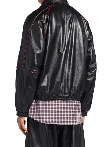 Balenciaga Men's Tracksuit Jacket - Black Burgundy - Size Medium | Thumbnail 3 Balenciaga Men's Tracksuit Jacket - Black Burgundy - Size Medium | Thumbnail 3