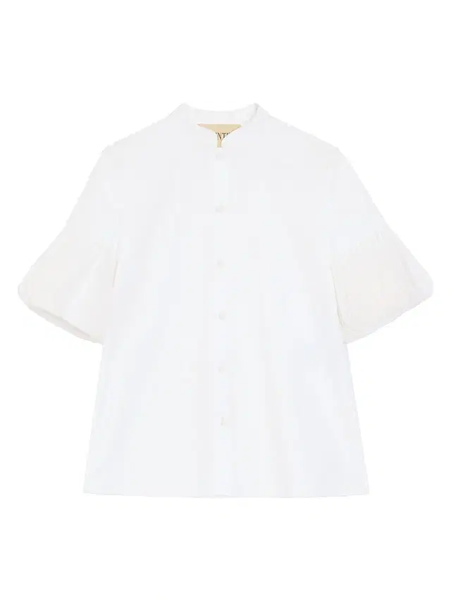 Valentino Garavani Women's Embroidered Cotton Poplin Shirt - White