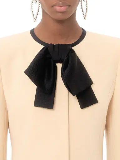 Valentino Garavani Women's Wool Crepe Caban - Birch Black - Size 6 | Thumbnail 5 Valentino Garavani Women's Wool Crepe Caban - Birch Black - Size 6 | Thumbnail 5