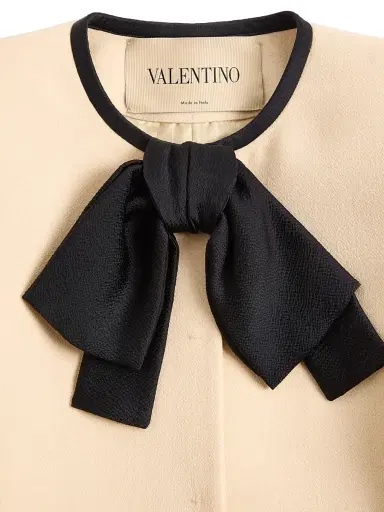 Valentino Garavani Women's Wool Crepe Caban - Birch Black - Size 6 | Thumbnail 6 Valentino Garavani Women's Wool Crepe Caban - Birch Black - Size 6 | Thumbnail 6