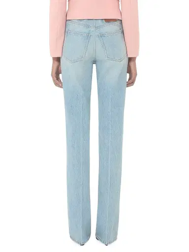 Valentino Garavani Women's Denim Pants - Denim | Thumbnail 4