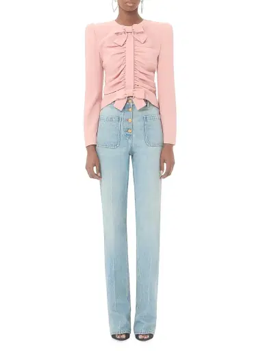 Valentino Garavani Women's Denim Pants - Denim | Thumbnail 6