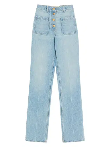 Valentino Garavani Women's Denim Pants - Denim | Thumbnail 1