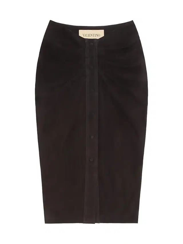 Valentino Garavani Women's Suede Skirt - Black