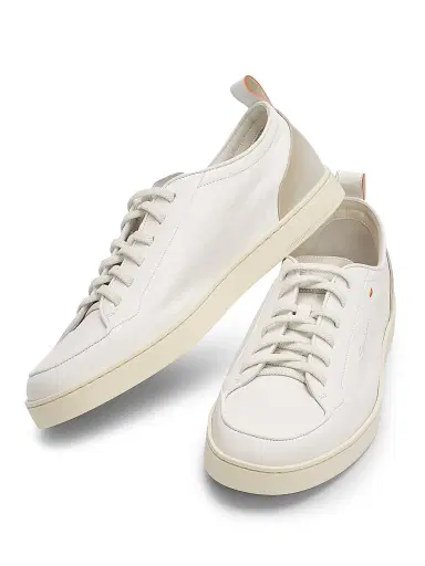 Santoni Men's Off Duty Low-Top Sneakers - White - Size 10 | Thumbnail 2 Santoni Men's Off Duty Low-Top Sneakers - White - Size 10 | Thumbnail 2