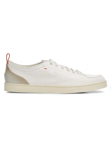 Santoni Men's Off Duty Low-Top Sneakers - White - Size 10 | Thumbnail 1 Santoni Men's Off Duty Low-Top Sneakers - White - Size 10 | Thumbnail 1
