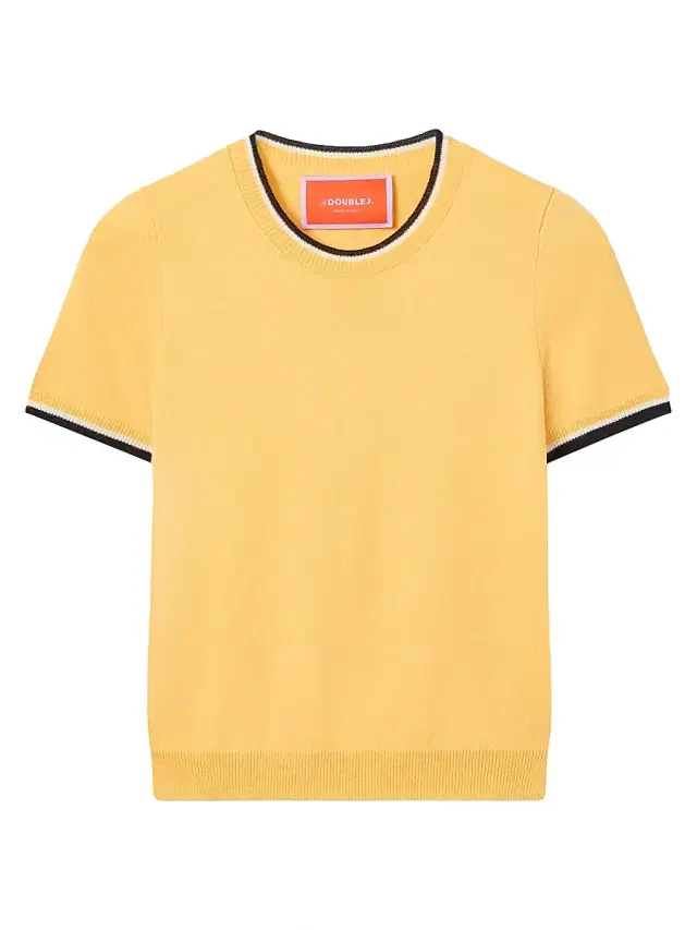 La DoubleJ Women's Busy-Bee Tee Shirt - Solid Butter Yellow