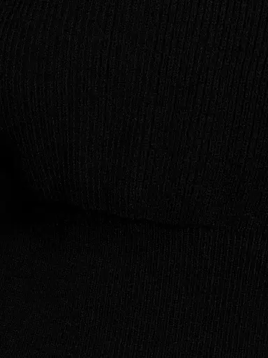 Rick Owens Women's Concordians Wool Turtleneck Top - Black - Size Large | Thumbnail 7