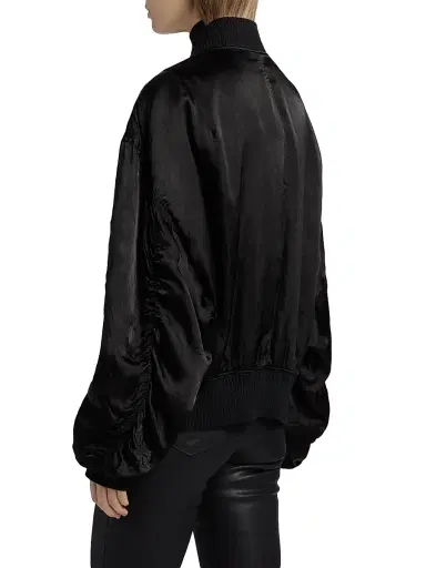 Rick Owens Women's Secchia Flight Jacket - Black - Size 8 | Thumbnail 5 Rick Owens Women's Secchia Flight Jacket - Black - Size 8 | Thumbnail 5
