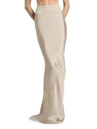 Rick Owens Women's Coda Mix-Media Maxi Skirt | Thumbnail 3 Rick Owens Women's Coda Mix-Media Maxi Skirt | Thumbnail 3