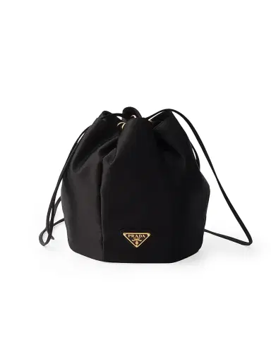 Prada Women's Satin Mini Bucket Bag | Thumbnail 1 Prada Women's Satin Mini Bucket Bag | Thumbnail 1
