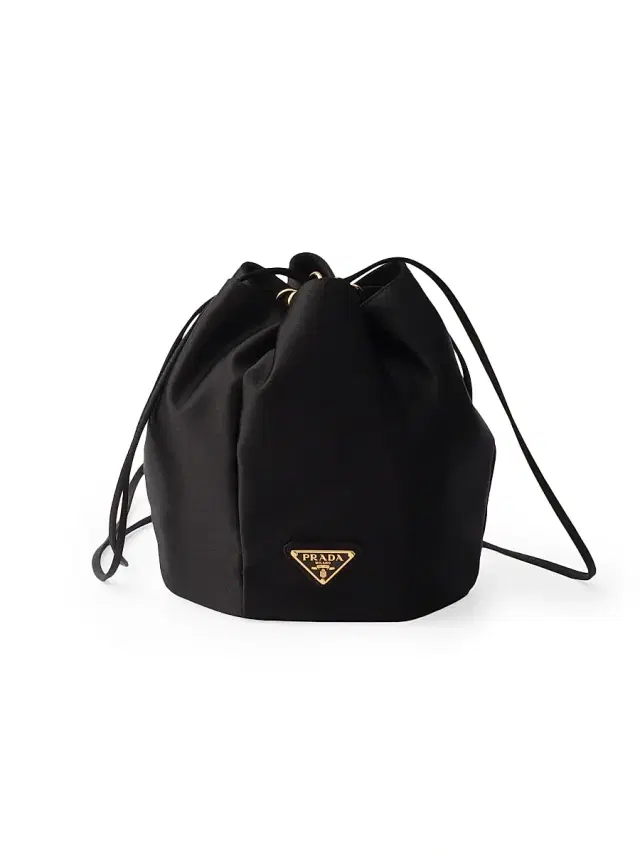 Prada Women's Satin Mini Bucket Bag - Black
