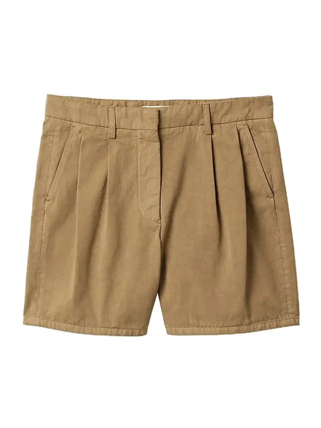 Women's Old Gabardine Bermuda Shorts - Khaki