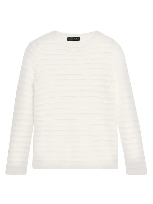 Fabiana Filippi Women's Organza Stripe Sweater - Bianco