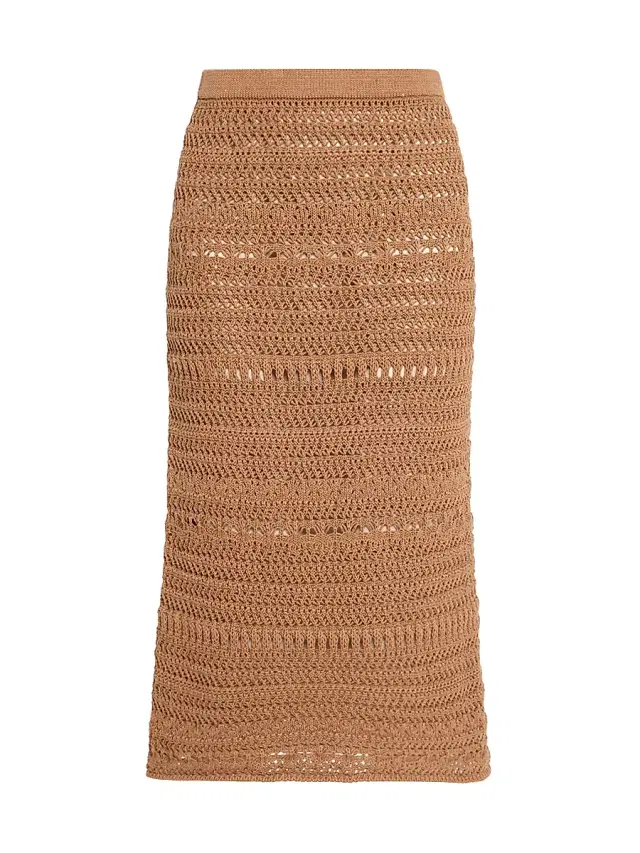 Fabiana Filippi Women's Sequined Cotton-Linen Pencil Skirt - Vimini