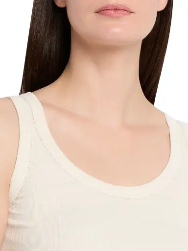 Fabiana Filippi Women's Jersey Cotton Tank - Burro | Thumbnail 5 Fabiana Filippi Women's Jersey Cotton Tank - Burro | Thumbnail 5