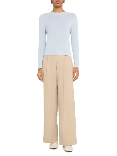 Fabiana Filippi Women's Platinum Crewneck Sweater - Acqua - Size 10 | Thumbnail 2