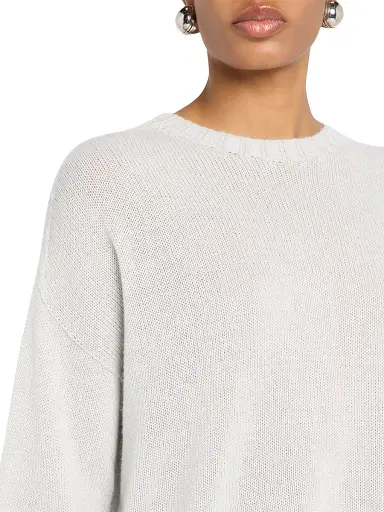 Fabiana Filippi Women's Metallic Wool-Blend T-Shirt - Acqua - Size XL | Thumbnail 5