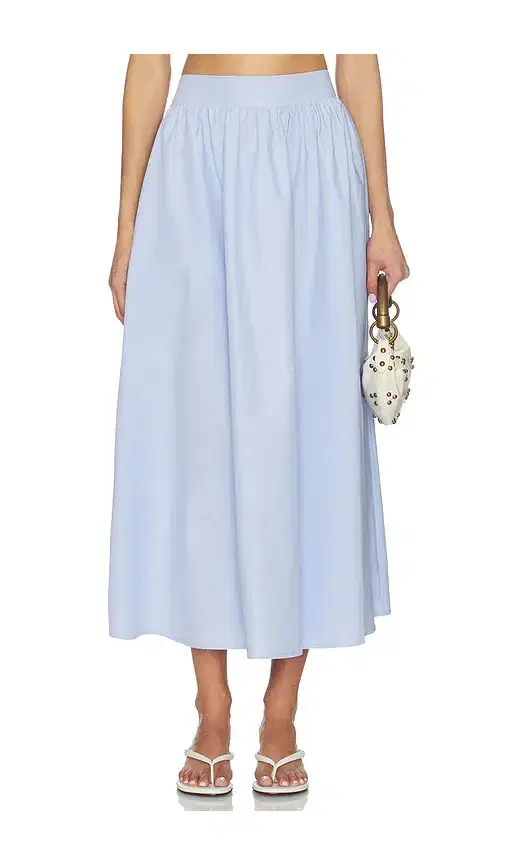 Susana Monaco Poplin Midi Skirt
