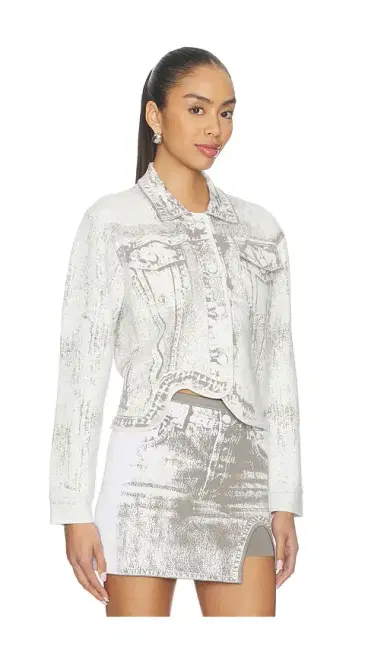 PH5 Hana Denim Print Oversized Jacket | Thumbnail 2