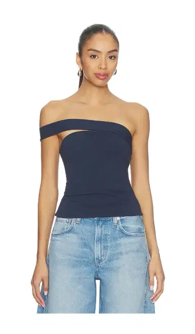 Skims Cotton Jersey One Shoulder Tube Top | Thumbnail 1 Skims Cotton Jersey One Shoulder Tube Top | Thumbnail 1