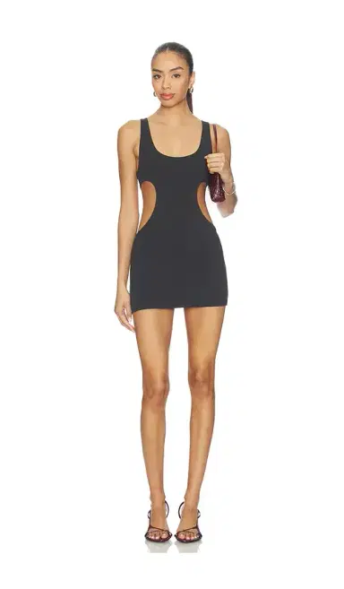 Skims Cotton Jersey Cut-out Mini Dress | Thumbnail 1 Skims Cotton Jersey Cut-out Mini Dress | Thumbnail 1