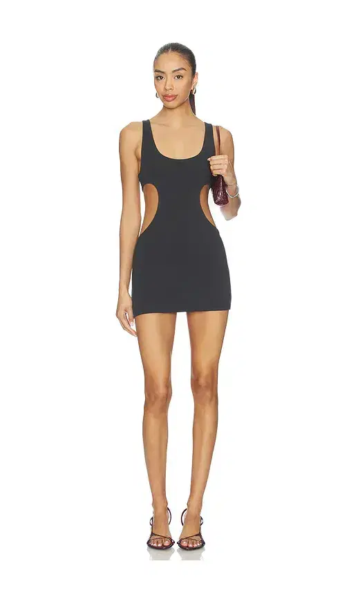 SKIMS Cotton Jersey Cut-out Mini Dress