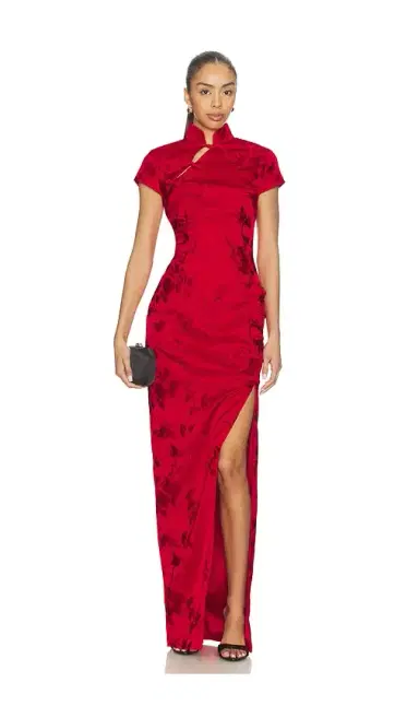 SAU LEE Isabella Embroidered Gown | Thumbnail 1 SAU LEE Isabella Embroidered Gown | Thumbnail 1