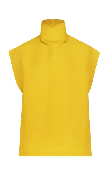 Alaïa High-Neck Poplin Top | Thumbnail 1 Alaïa High-Neck Poplin Top | Thumbnail 1