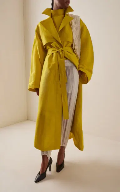 Alaïa Poplin Trench Coat | Thumbnail 2 Alaïa Poplin Trench Coat | Thumbnail 2