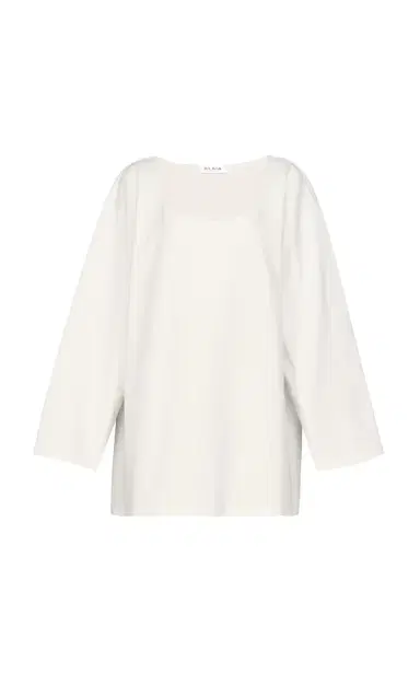Alaïa Loose Cotton T-Shirt | Thumbnail 1 Alaïa Loose Cotton T-Shirt | Thumbnail 1