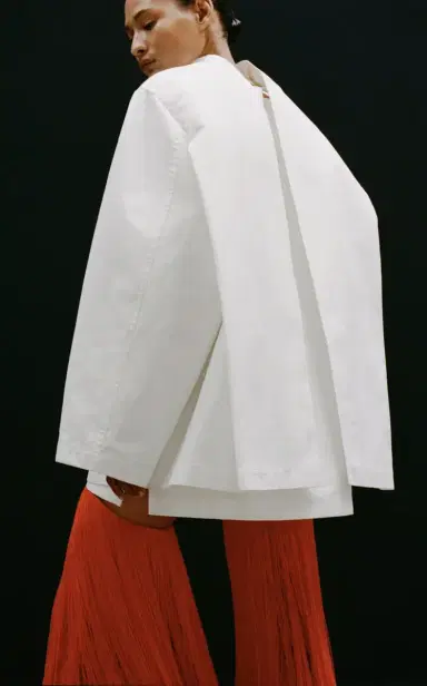 Alaïa Cotton Reverse Jacket | Thumbnail 3 Alaïa Cotton Reverse Jacket | Thumbnail 3