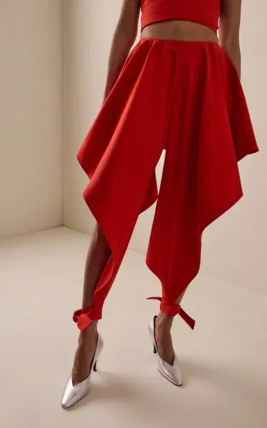 Alaïa Panelled Cotton Pants | Thumbnail 3 Alaïa Panelled Cotton Pants | Thumbnail 3
