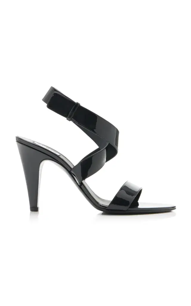 ALAÏA Cone Patent Leather Sandals