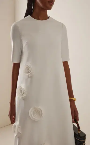 Greta Constantine Remembrandt Floral-Appliquéd Maxi Dress | Thumbnail 3