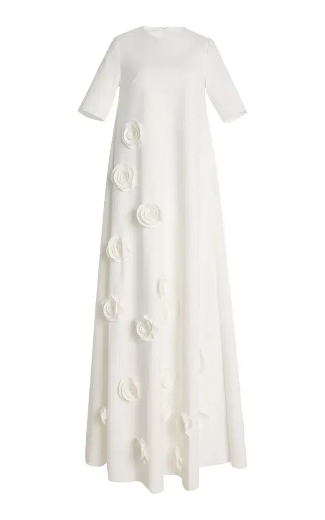 Remembrandt Floral-Appliquéd Maxi Dress