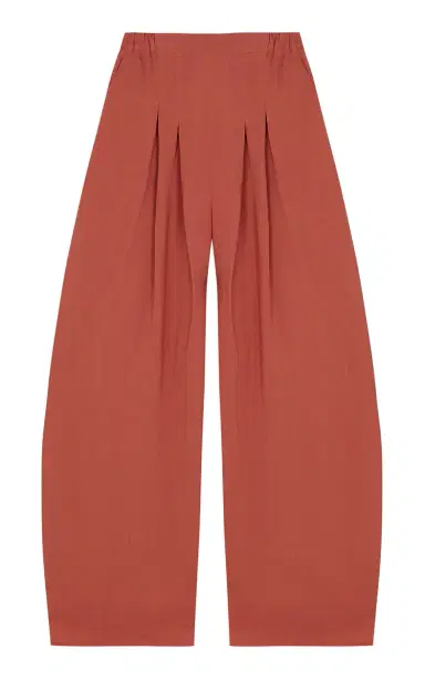 Cortana Elena Pleated High-Rise Wide-Leg Pants | Thumbnail 1