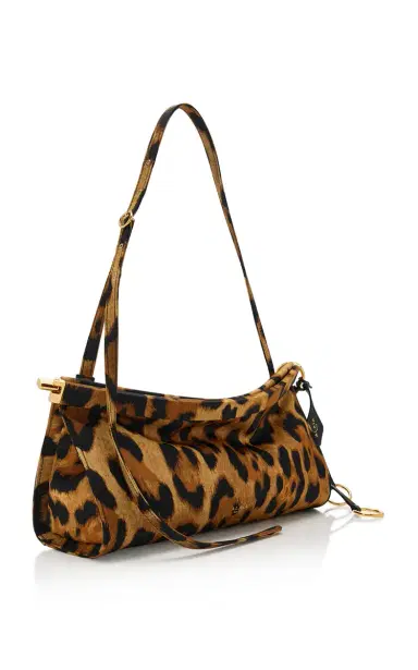 Alaïa Le Click Medium Ocelot-Printed Twill Bag | Thumbnail 3 Alaïa Le Click Medium Ocelot-Printed Twill Bag | Thumbnail 3